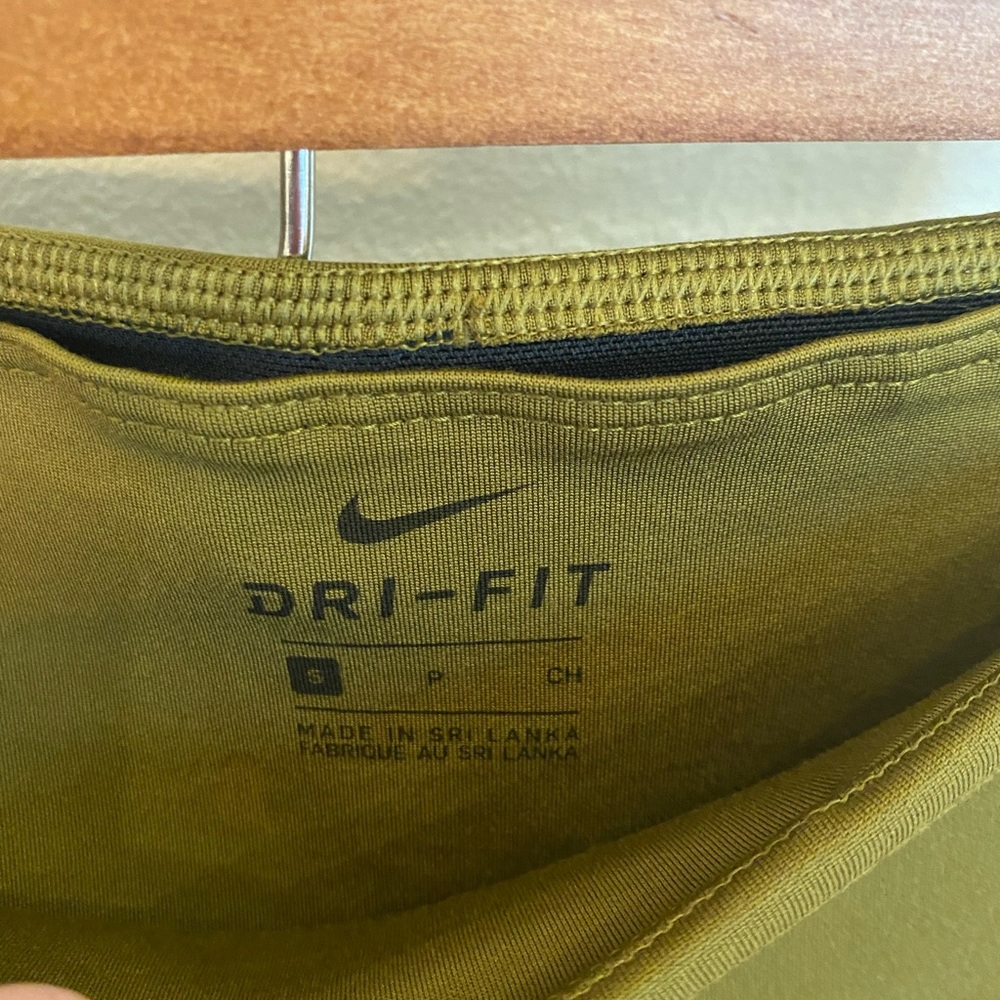 Nike | Performance One color block | Leggings | Olive | Size Small | NWT - Picture 7 of 9